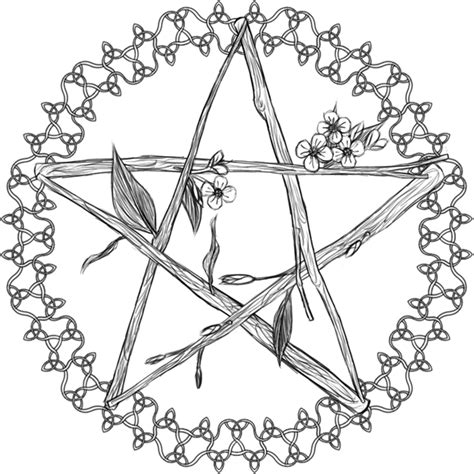 Pentagram Pages Coloring Pages
