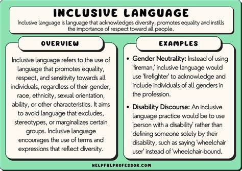 examples  inclusive language