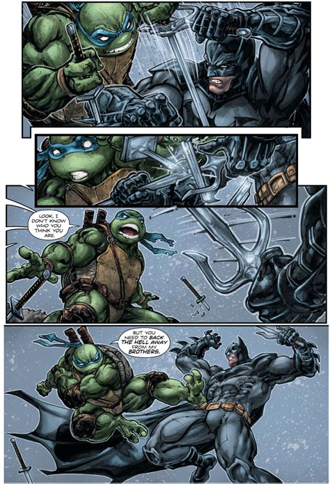 Batman Vs The Teenage Mutant Ninja Turtles Comicnewbies