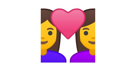 ️‍👩 Couple With Heart Woman Woman Emoji