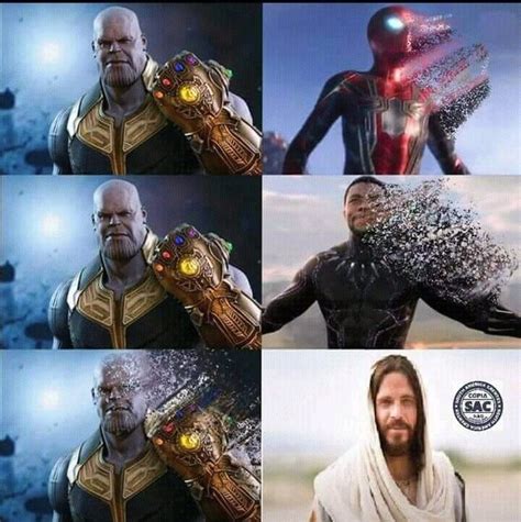 Jesus Thanos Meme By Jhonataskhan Memedroid