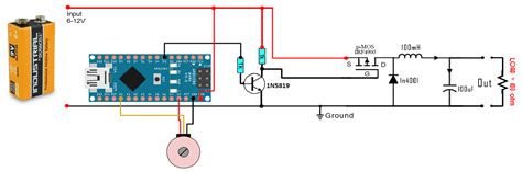 dc dc buck converter  arduino uno seyed amir alavi embedded software engineer