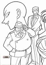 Conan Detective Animato Cartone sketch template
