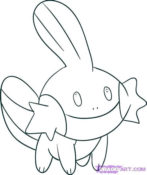 pokemon coloring pages mudkip  getcoloringscom  printable
