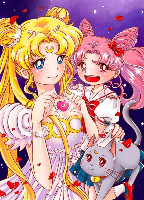 Sailor Moon Usagi And Chibiusa By Kisava