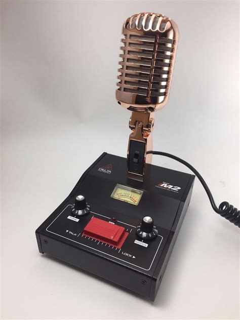 pin cobra gtl gold delta  amplified power base microphone cb ham mic ebay