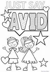 Avid Coloring Pages sketch template