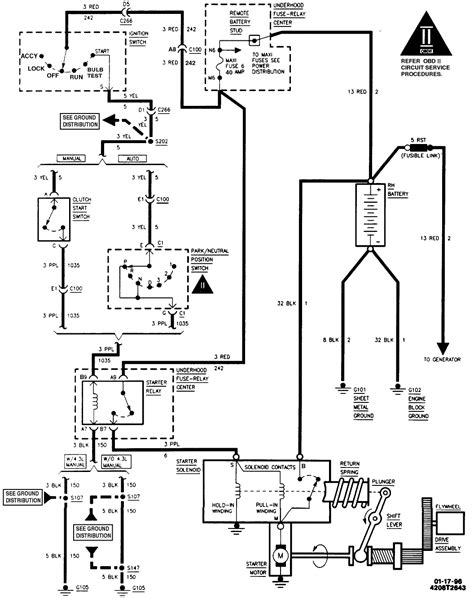 chevy  starter wiring diagram qa   silverado