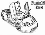 Bugatti Eb110 sketch template