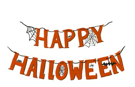 happy halloween banner print cut file snap click supply