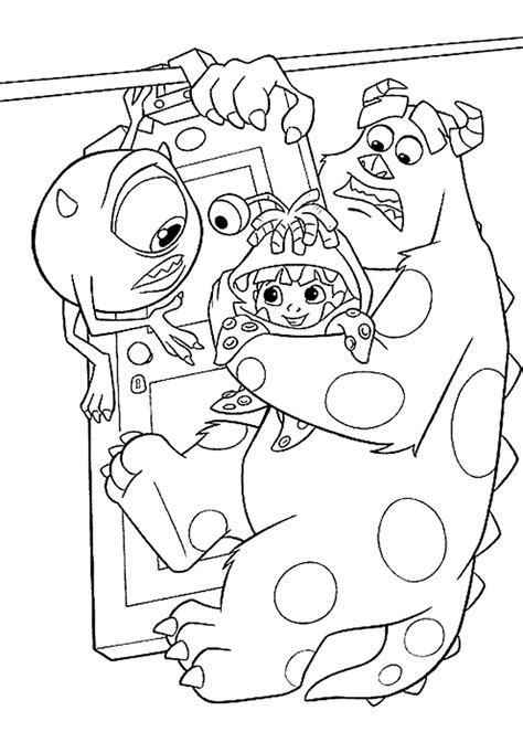 monsters  coloring pages coloringpagescom