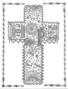 cross mosaic super coloring coloring pages cross coloring page