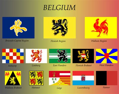 flags   belgium regions  vector art  vecteezy
