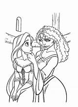 Coloring Gothel Mother Rapunzel Pages Mom Tangled Her Princess Color Kidsplaycolor Printable Getcolorings Sheets Disney sketch template