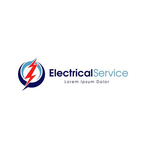 electrical service logo  vector art  vecteezy