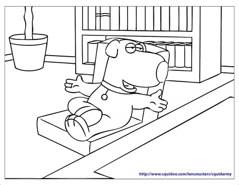 squid army  printable family guy coloring pages