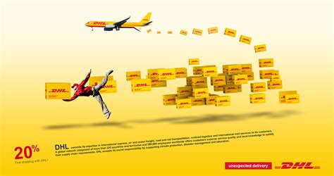 dhl poster  behance