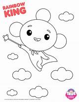 True Rainbow Coloring Kingdom Pages King Printable Print Info Color Scribblefun Book sketch template