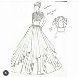 Dress Sketches Drawing Fashion Dresses Illustration Sketch Kleider Mode Drawings Clothes Wedding Uploaded User sketch template