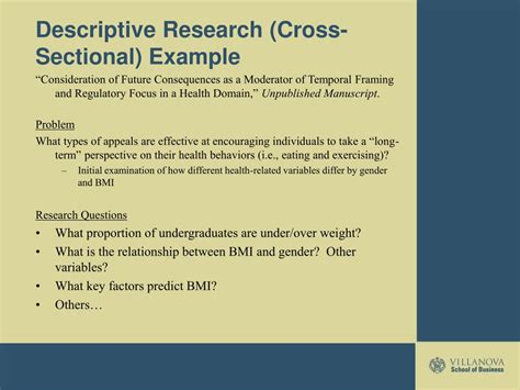 descriptive research methodology examples chapter  research design