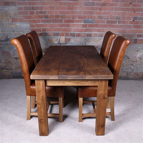 solid wood dining table  hf notonthehighstreetcom