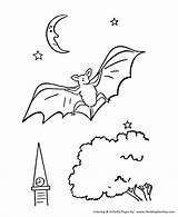 Coloring Pages Bat Wild Kids Bats Animal Printable Vampire Activity Animals Clip Drawings Print Sheet Honkingdonkey Popular Library Species Coloringhome sketch template