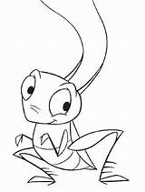 Mulan Grilo Cricket Grasshopper Insect Cri Kee Kidsworksheetfun Rocks sketch template