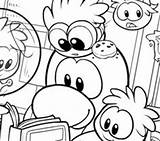 Club Penguin Pages Puffles Coloring Getcolorings Alyssa sketch template