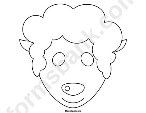 printable sheep template   feature  share  printables