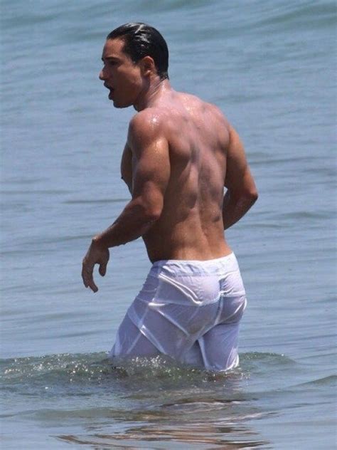 tbt that time mario lopez went for a dip in white
