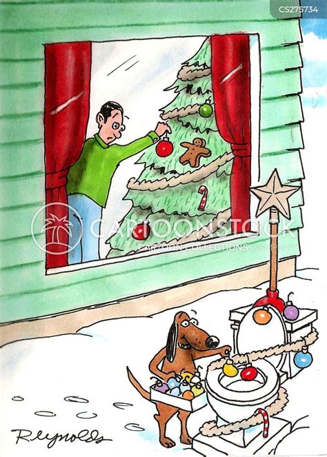 xmas tree cartoons and comics funny pictures from cartoonstock