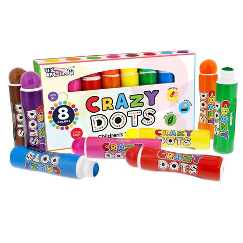 art supply  color crazy dots childrens dot markers childrens