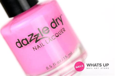 dazzle dry cotton candy   light pink nails dry nails