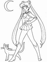 Coloring Sailor Moon Pages Mars Color Colouring Printable Chibi Luna Library Clipart Mini Popular Coloringhome Clip Comments sketch template