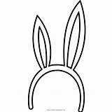 Bunny Ears Orecchie Coniglio Hasenohren Stamping Pngkey Ausdrucken Ausmalbilder Ultracoloringpages Stampare Vorlage Ohren Osterhasen sketch template