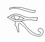 Horus Coloring Eye Designlooter 67kb 558px sketch template