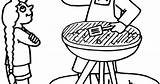 Bbq Coloring Pages sketch template