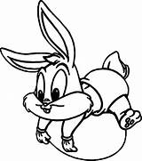 Baby Coloring Pages Bunny Bugs Getcolorings Lola sketch template