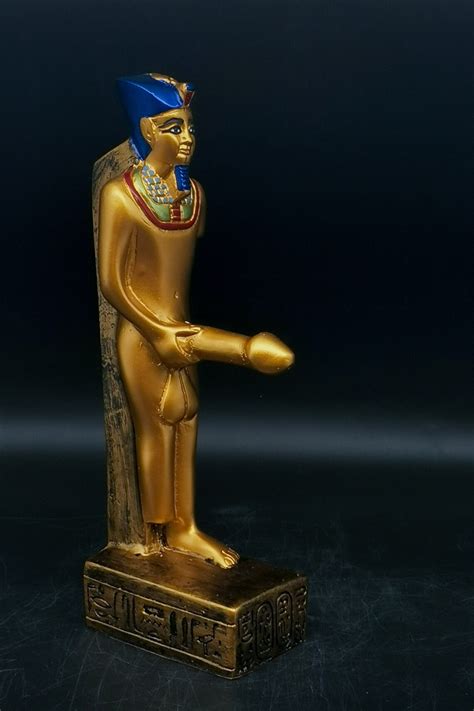 Egyptian Statue Of God Min God Of Fertility Made In Egypt