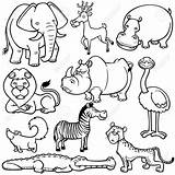 Animals Wild Coloring Animales Printable Salvajes Pages Colorear Para Colouring Animal Dibujos Animados Zoo Dibujo Imprimir Color Guardado Desde Childrencoloring sketch template