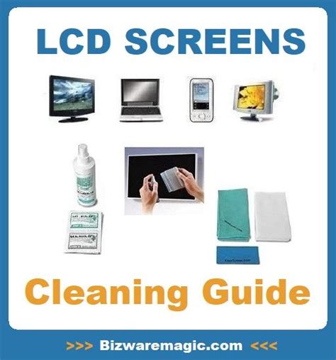 clean lcd monitor screen   guide