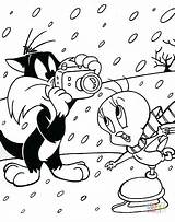 Tweety Sylvester Coloring Taking Pages Ausmalbilder Titi Looney Tunes Von Do Baby Cat Colouring Drawing sketch template
