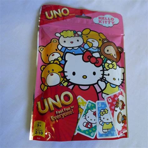 kitty uno card game  foil package   sealed ages