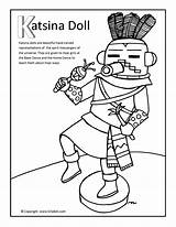 Coloring Pages Navajo Kachina Doll Hopi Template Tombstone Designs Printable Print Getcolorings Clip Getdrawings Color Library Clipart sketch template