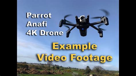 parrot anafi  drone photographers test  video footage youtube