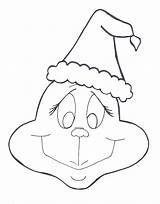 Coloring Grinch Christmas Pages Template Scary So sketch template