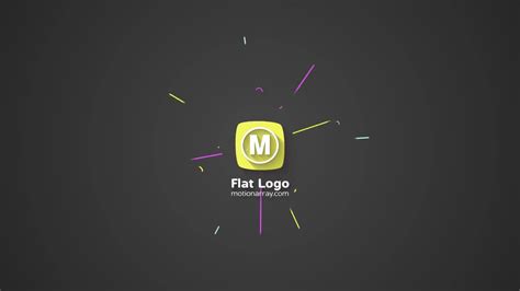 Flat Logo After Effects Templates Motion Array