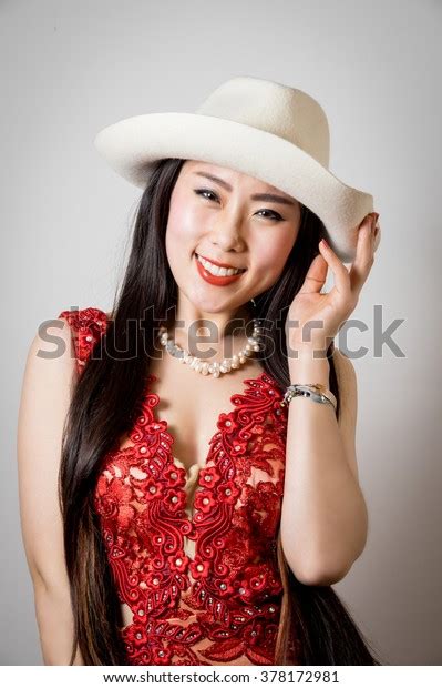 Sexy Chinese Girl Long Blackhair White 스톡 사진 378172981 Shutterstock
