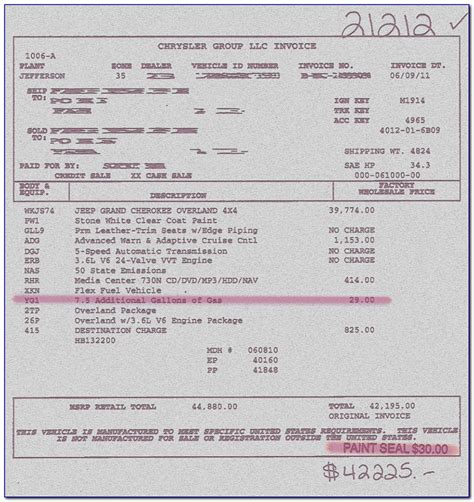 jeep gladiator invoice pricing invoices resume examples gwkqjzwdw