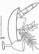 Sukkot Pages Coloring Printable Sukkah Library Colouring Popular Clipart sketch template